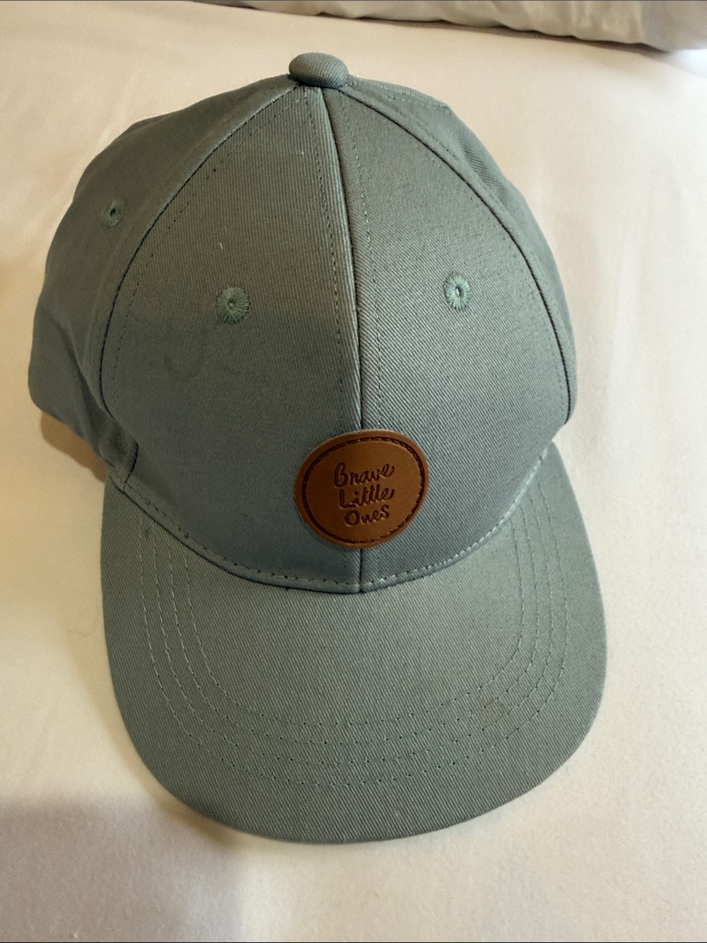 Brave Little Ones Kids Cap in Sage Green